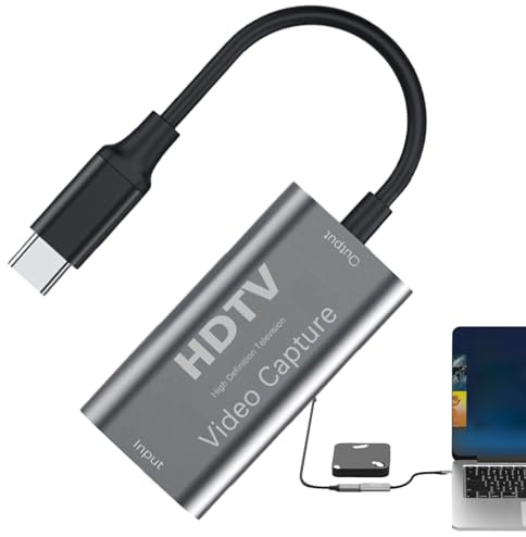 Scheda di acquisizione USB: registratore di streaming ad alta definizione, dispositivo di acquisizione video | Acquisiziones schermo da interfaccia USB 3.0 a 4K per streaming live Registrazione