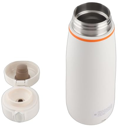 BRRNOO Resevattenkokare, 350 Ml USB-portabel Sladdlös Vattenkokare med Värmeisolering Konstant Temperatur, för Campingvandring Office Home