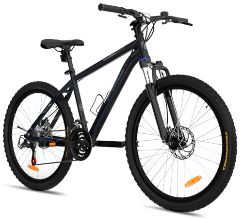 EVERCROSS Mountainbike für Herren & Damen – 26 Zoll Fahrrad aus Aluminium für Erwachsene, 21-Gang Stadtfahrrad, Vorderradfederung & Scheibenbremsen – Robustes All-Terrain Trekkingrad,150 kg Tragkraft