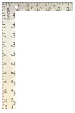 IRWIN Tools Zimmermannswinkel, Stahl, 20,3 x 30,5 cm (1794462), Silber