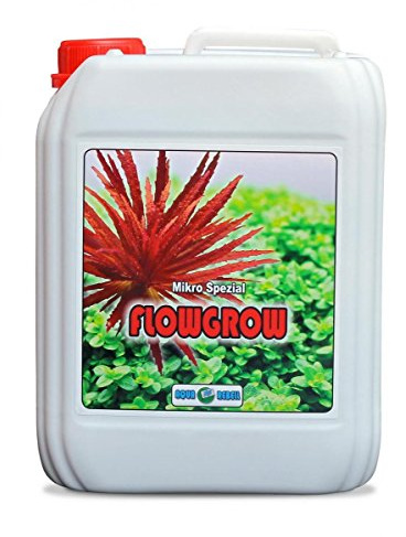 Aqua Rebell ® Mikro Spezial Flowgrow Dünger - 5 Literflasche - optimale Versorgung für Ihre Aquarium Wasserpflanzen - Aquarium Dünger speziell für Wasserpflanzen entworfen