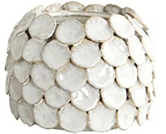 House Doctor Vase, Dot, Weiß, Dm: 15 cm, h.: 10 cm, Ch0500