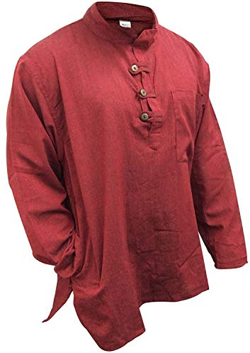 SHOPOHOLIC FASHION Chemise Grand-père légère du Festival Hippie
