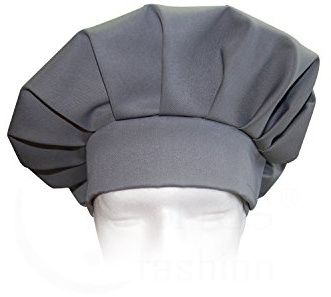 CG Workwear Kochmütze, Farbe Graphitgrau, Profimütze, Qualitäts-Arbeitskleidung, Made in Germany