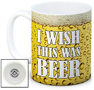 I Wish This was Beer - Funny Ceramic Coffee Mug
