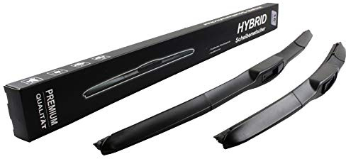 550mm 400mm HYBRID Scheibenwischer Wischerblätter Set Scheibenwischerfür Frontscheibe mit Hakenbefestigung