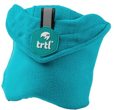 trtl Pillow Junior - Cuscino da Viaggio per Bambini con Supporto Interno per il Collo, Ergonomico e Materiale Ipoallergenico. Accessorio da Viaggio per Bambini dagli 8 Anni in su' (Aqua Pop)