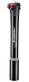 Merida Bikes - Pompa telescopica in alluminio | MTB | 3 in 1 Presta, Schrader e valvola Dunlop | Massimo 80psi/5,5Bar | Kit di ancoraggio del telaio incluso