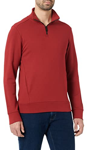 TOM TAILOR Herr Troyer sweatshirt 1034391, 13052 - Ivy Red, XXL