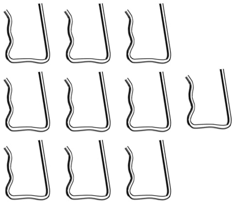 10 clips de repuesto para inyector de fugas 1982A4 1579KK 03L130447 7701477442 compatible con Peugeot compatible con kit de tubería de combustible de coche Citroen