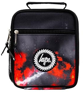 hype Unisex Black RED Sky Crest Lunchbox