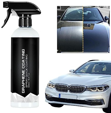 FASSME Revestimiento cerámica para automóviles | Revestimiento cerámica en Aerosol para automóviles,Agente Recubrimiento en 500 ml, Recubrimiento grafeno