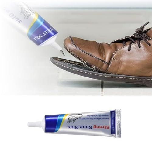 Schuhkleber,60ml Schuhkleber Extra Stark Wasserfest,Schuhkleber Sohlenkleber,Schuhkleber Reparaturkleber,Shoe Glue,Schuh Kleber Transparenter,für die Reparatur Laufschuhen,Stiefeln,Lederschuhen