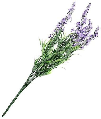 TOPBATHY Künstlicher Lavendel Dekor Kunstblume Für Hochzeit Party Zuhause Realistisches Design Aus Kunststoff Langlebig Vielseitig Einsetzbar Für Wohnzimmer Schlafzimmer Garten