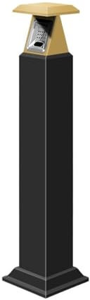 Cenicero Exterior Columna de ceniza de acero inoxidable for exteriores, cubo extintor de humo for Hotel, puede arreglar el cubo for colillas de cigarrillos en interiores, columna de ceniza for fumar C