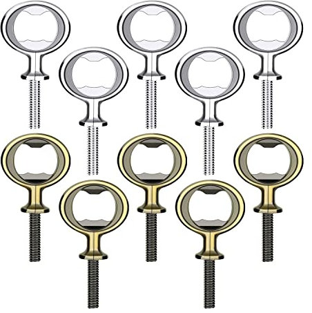 Kliplinc Set da 10 Pezzi Vuoto Fai da Te per Bottiglie Piatte in Acciaio con per Hardware di Birra