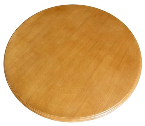 GSKDZG Lazy Susan Vassoio Girevole In Legno, 60cm 70cm 80cm 90cm Vassoio Da Portata Grande Per Tavolo Da Pranzo Vassoio Girevole, Silenzioso Robusto(Teak color,60cm/24in)