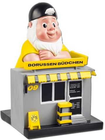 Dortmund BVB Gartenzwerg Kiosk