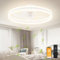 VOLISUN Ceiling Fans with Lights Remote Control, 6 Speeds and Dimmable Modern Smart Ceiling Fan Light, Quiet LED Fan Lights for Bedroom Living Room Dining Room (40cm, White)