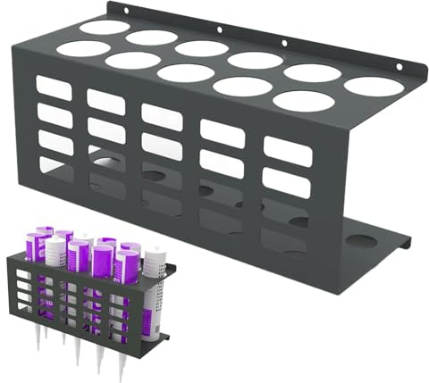 Supporto per tubo di calafataggio supporto a parete cartuccia in silicone supporto per tubo in silicone supporto di stoccaggio in acciaio per tubo organizzatore di strumenti di calafataggio