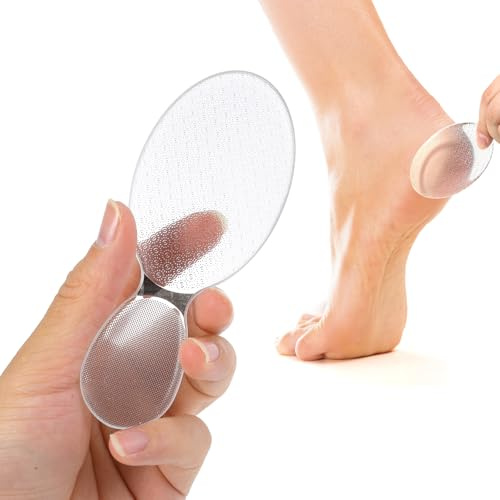 Ymapinc 12,8 x 5,1 cm Hornhautentferner Glas Fußpflege | Glas Hornhaut Entfernen Fuß geeignet zur Entfernung von Hornhaut, zur Fußpflege und für schöne Füße
