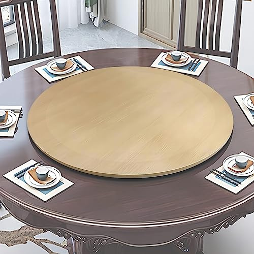 Vassoio rotante in legno per pizza da 50-100 cm, piatto da portata rotondo con base silenziosa, perfetto per cucina, sala da pranzo, feste e matrimoni, facile condivisione del cibo, colore rosso