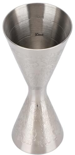 Dioche Double Jigger Boissons 30 Ml 45 Ml Magnifique Jigger en Acier Inoxydable avec échelle – Accessoires de Barre de Tasse à Mesurer Durables pour Cocktails de Précision