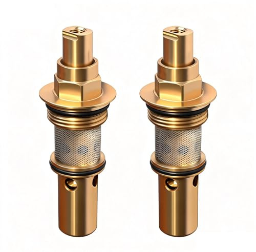 0835500M Shut Off Valve (2-Pack) Compatible with GROHE THM 34951 1/2 Thermostat Mixer, Grohmix Concealed Thermostatic Shower Mixer 34 422 & 34 422G – Replacement Concealed Shower Valve Part