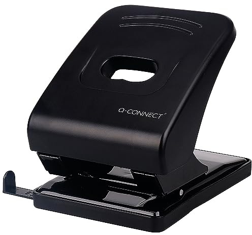 Q-Connect Heavy Duty Hole Punch 40 Sheet Black KF01236