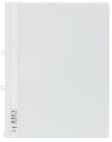 Durable Sichthefter mit Abheftschieber, überbreit, weiß, 25er Packung, 258002