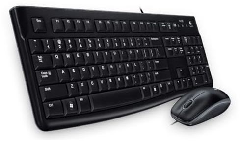 Logitech MK120 Combo Teclado y Ratón con Cable para Windows