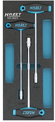 Hazet 6 kant Steckschlüssel-Satz, 163-382/3