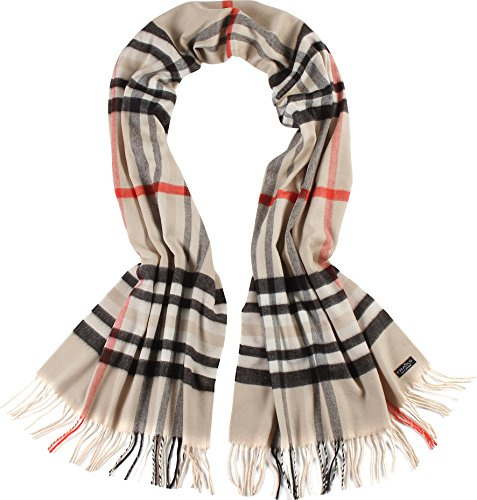 FRAAS Cashmink Schal 56 x 200 cm - Weicher als Kaschmir - Schal kariert für Damen und Herren - Perfekt für Herbst und Winter