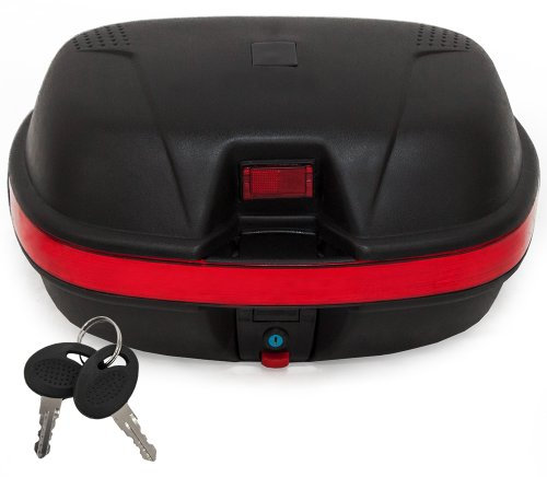 tectake Motorradkoffer Top Case B: 55cm H: 29cm T: 40cm