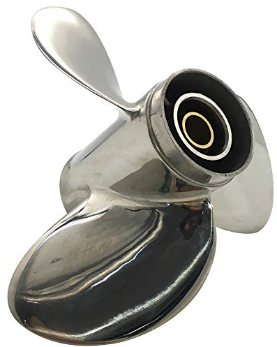 ARKDOZA Propeller mit 3 Klingen für Mercury-Außenborder 9,9/15/20 PS, Edelstahl, RH Durchmesser 23,5 cm (9,25 Zoll Durchmesser) x 9 (Pitch)