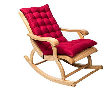 Cuscini prendisole, Cuscino di ricambio per giardino Sedia sdraio reclinabile Cuscino per sedile in cotone, rivestimento per sedile antiscivolo per esterni Giardino portatile Patio Sedia reclinabile