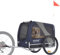 DOGGYHUT® Premium Large Hundefahrradanhänger bis 35 kg Hundeanhänger Fahrradanhänger für Hunde mittelgroße und große Hunde 80102 (BLAU)