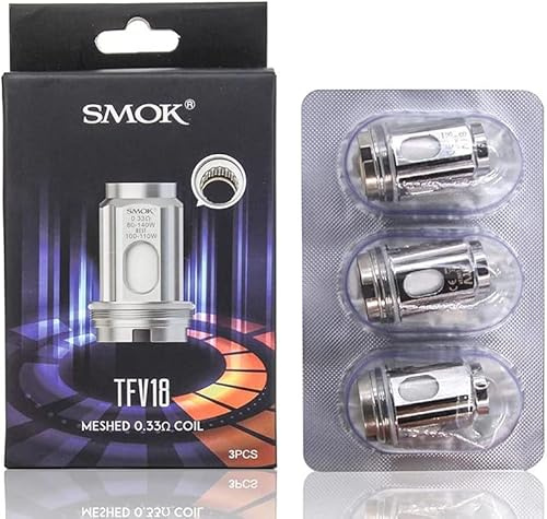 SMOK TFV18 Bobina V18 Malla 0.33ohm Cabeza de la bobina del vaporizador 0.33ohm para el cigarrillo E TFV18 Tank Morph Kit 2