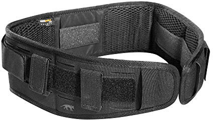 Tasmanian Tiger TT Belt Padding M&P Flache, rutschfeste Polsterung mit Laser-Cut Molle für Dienst und Einsatz-Gürtel, Schwarz, L (100 cm)