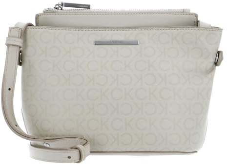 Calvin Klein Umhängetasche Daily Dressed Crossbody Bag EPI Mono Stoney Beige creme