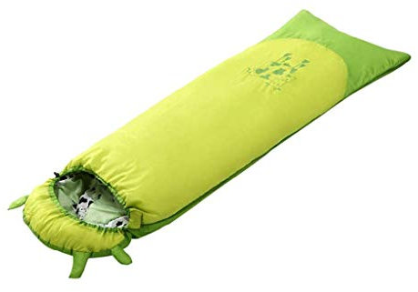 Schlafsack, Kinderschlafsack für Kleinkinder, Jungen und Mädchen, perfekte Größe für Pyjamapartys, Camping und Übernachtungsreisen (grün)
