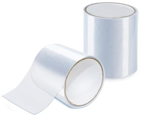 Idota Reparatur Klebeband 10x150cm, Selbstklebend Wasserdichtes Klebeband Unsichtbares Pool Abdichtband UV & Hitzebeständig Reparaturset für Markisen/Dachrinne/Schlauchboot - Transparente