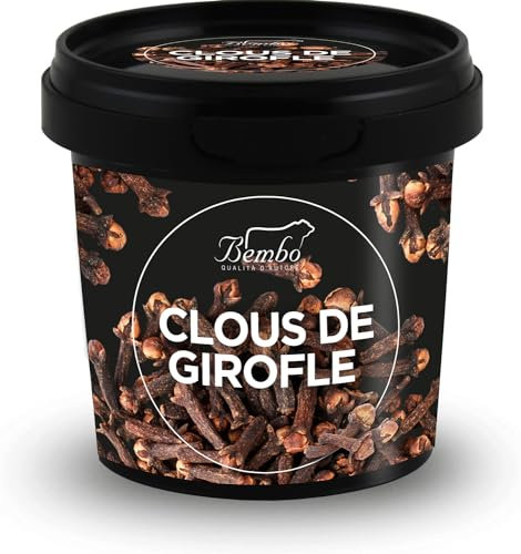 Clavo Bembo 40 g | Especia Natural y Aromática | Sin Glutamatos, Agentes Antiaglomerantes, Colorantes | Envasado Antiluz y Antioxidante