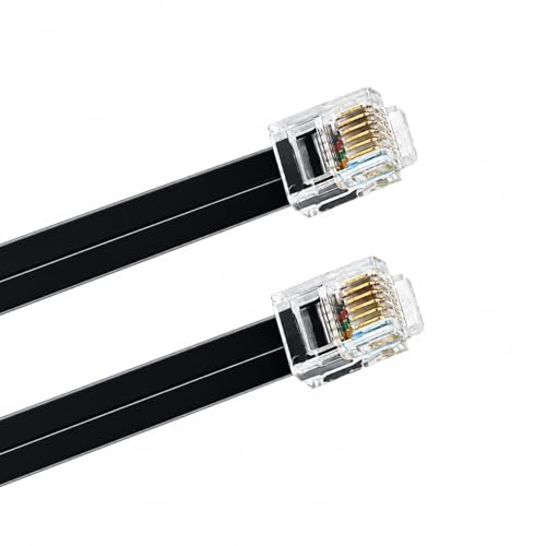 Mendouconert Cavo da RJ12 6P6C a RJ12 6P6C per la sostituzione del cavo del cambio/pedale Fanatec ClubSport (3 m)