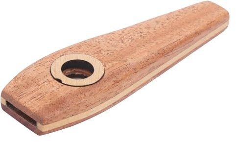 H?lzerne Kazoo-Fl?te, Mundharmonika, Gitarrenbegleitung, Membran, Holzblasinstrument f¡§1r Musikliebhaber,Fahrr?der und Ersatzteile