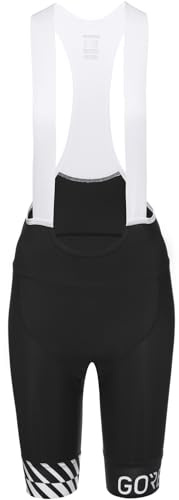 GORE WEAR Damen Swiftride Optical Kurze Trägerhose, Schwarz, S EU