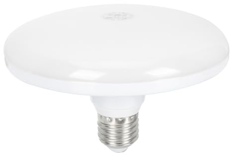 Lampadina Bianco per E27 Miniera e Disco Volante LED 50w Night Market | 1920 Lm, 220v, Cri 80 e Ip20, in Pc, Area Luminosa Ampia e Traslucenza Buona
