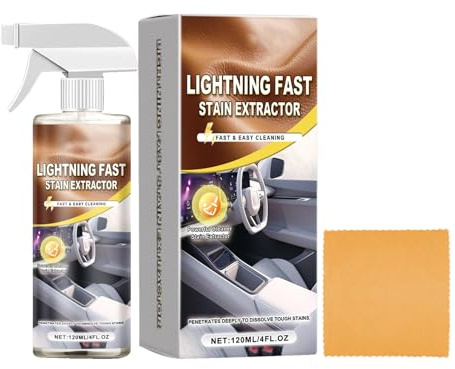 Generico Detergente per Interni Auto | Prodotto per La Pulizia Auto | Detergente per Sedili in Pelle | per Viaggiatori Professionisti Camion Berline Sedili Pelle Cruscotto Volante Porte Interni