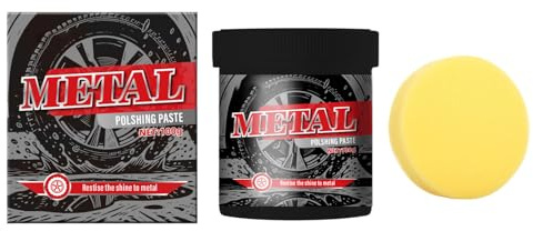 Car Wax Paste | Coating Protectant with Sponge - 100g Automotive Cleaner Wax Paste | for Truck SUV Motorcycles Vehicle Bike Brass Copper Silver Jewelry Kitchenware Tool Hinges Faucet