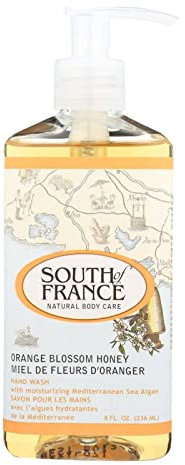 South of France - Miel orange de fleur de lavage de main - 8 once liquide